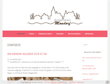 Tablet Screenshot of buergerverein-mondorf.de